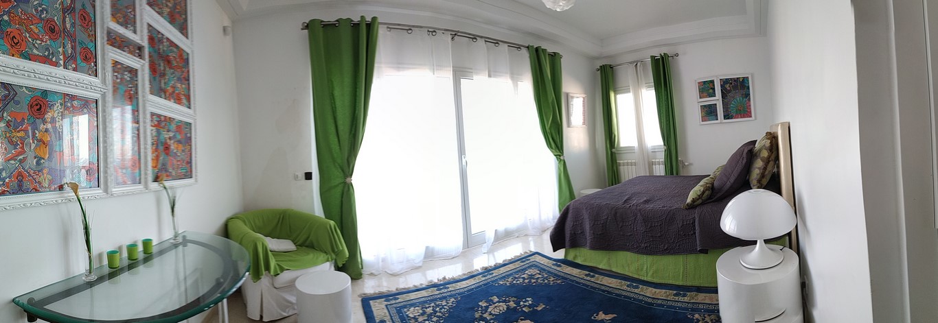 Appartement Nadia :  430 TND/136€ (du 01 octobre au 15 juin)            460 TND/148€ (du 16 juin au 30 septembre)