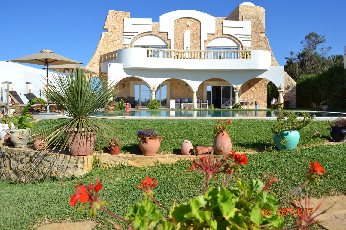 La façade de la maison