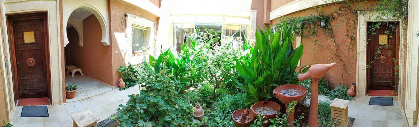 Vue panoramique du Patio